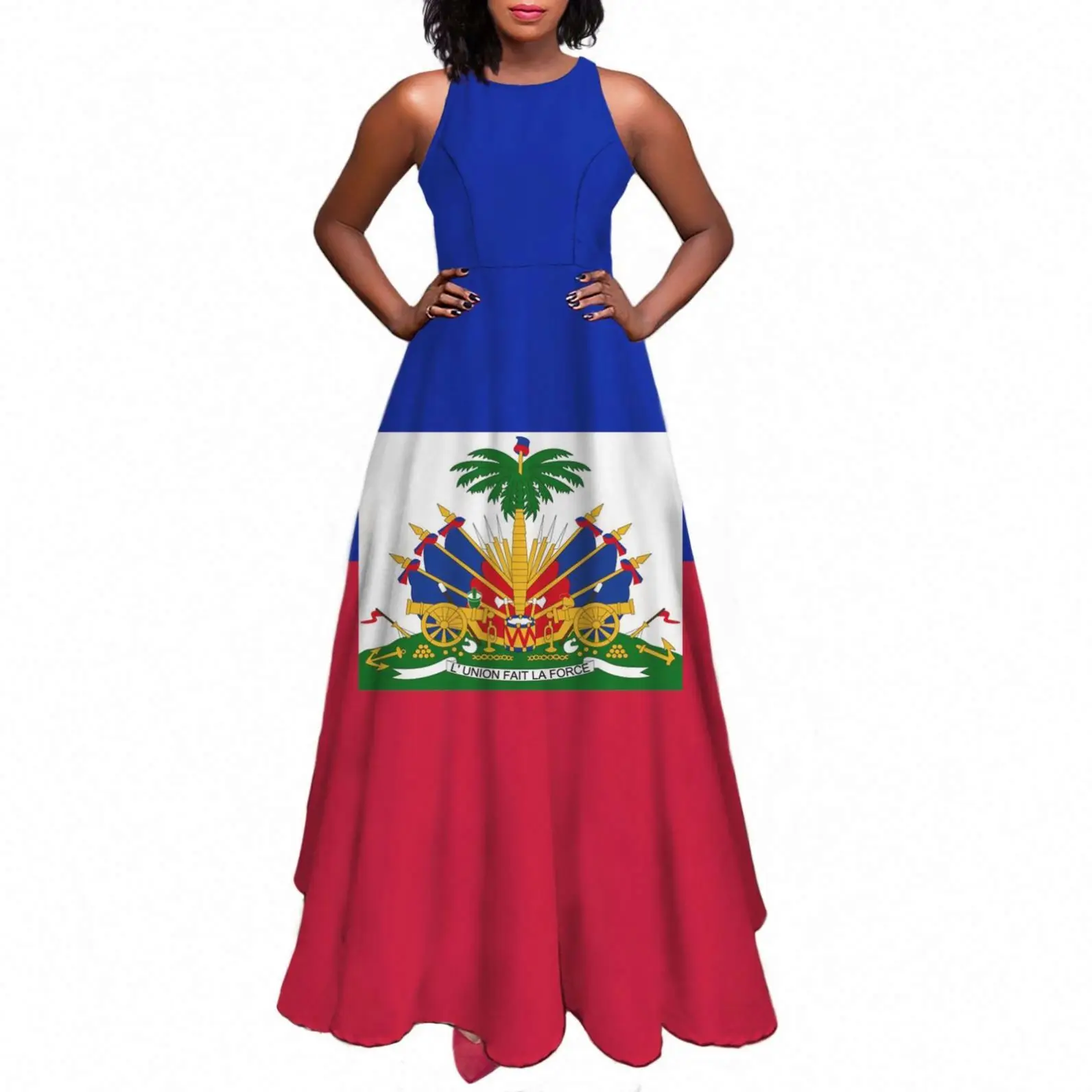 Shop Our Collection Of Jamaican National Flag Print Maxi Dress Shop Our Collection Of Jamaican National Flag Print Maxi Dress