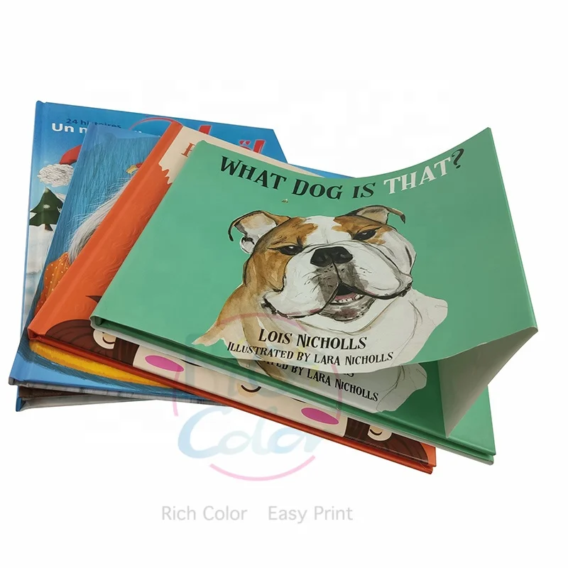 Full Color Hardcover Book Printing with Dust Jacket