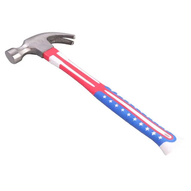 Hot selling claw hammer national flag claw hammer decoration tool easy to carry claw hammer