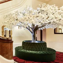 Wholesale Flower Tree Artificial Decor Wedding Tree Centerpiece Silk Pink White Cherry Blossom Tree For Decor