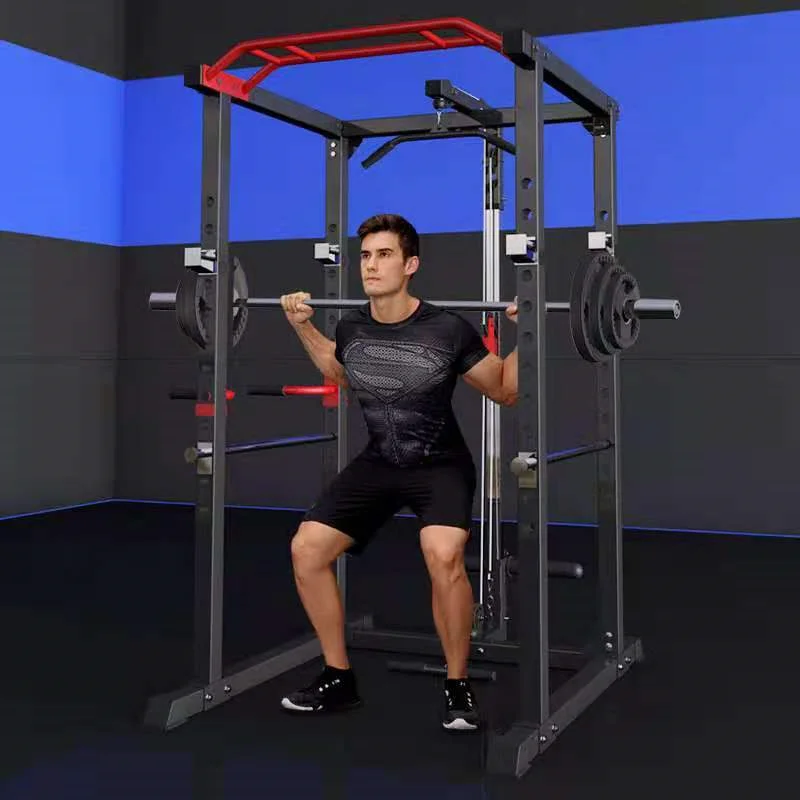 Stretch Machine The Rack Multifunctional Pull-ups Stretching Training Bench Press Weight Cage ...