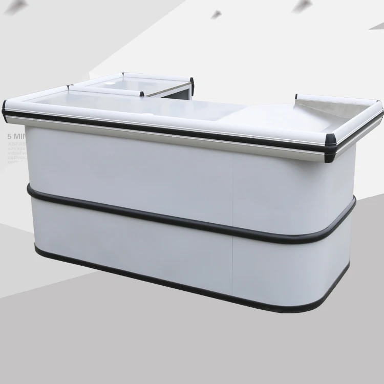 Round Checkout Counter Supermarket Checkout Counter  Convenience Retail Store Cash Table