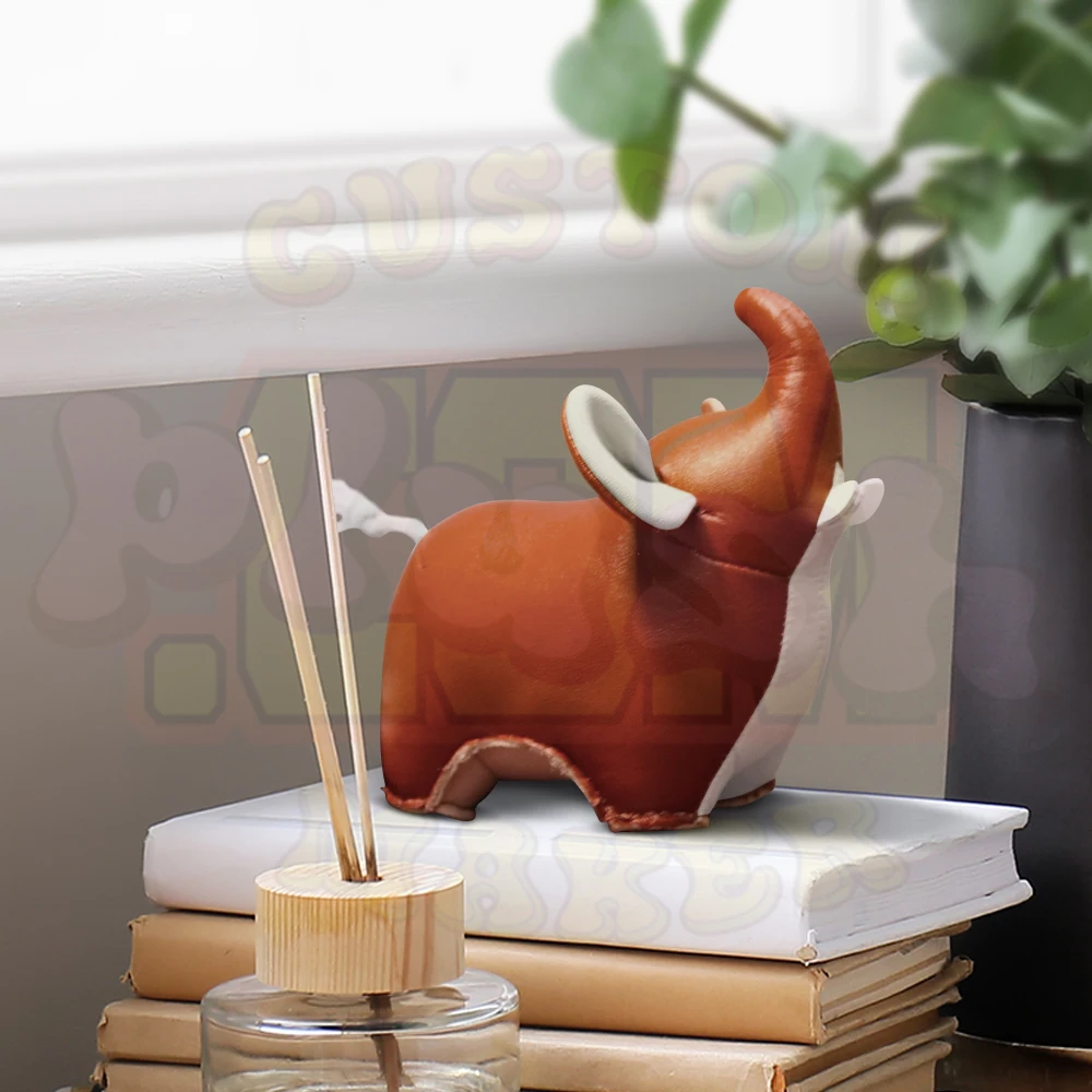 Pu Leather material animal Paperweight:animal Paperweight