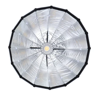 NiceFoto LED-90cm Parabolic Softbox with Grid Quick Set-Up Deep Speedlight Softbox Lighting Kit product image