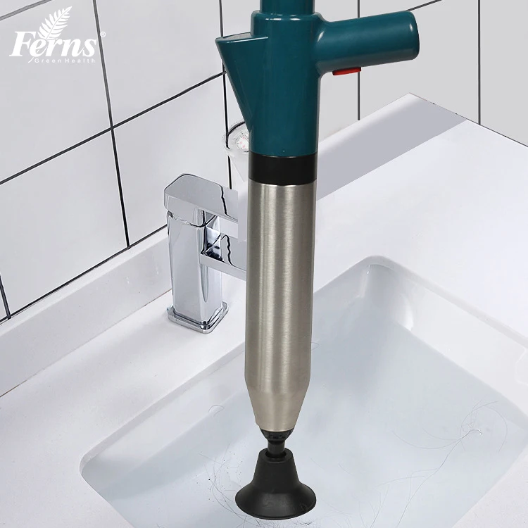 Professional Pipe Plunger and Sinks Unblock Opener Clogged Pressure Toilet Plunger Pump Air Blaster Drain for Sewer Cleaning