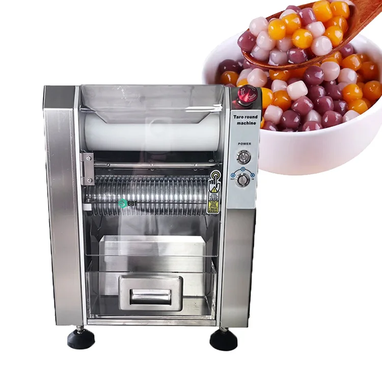 Boba Pearl Rolling Machine High Capacity Tapioca Pearls Making Machine Tapioca Starch Round Pearls Ball Forming Machine