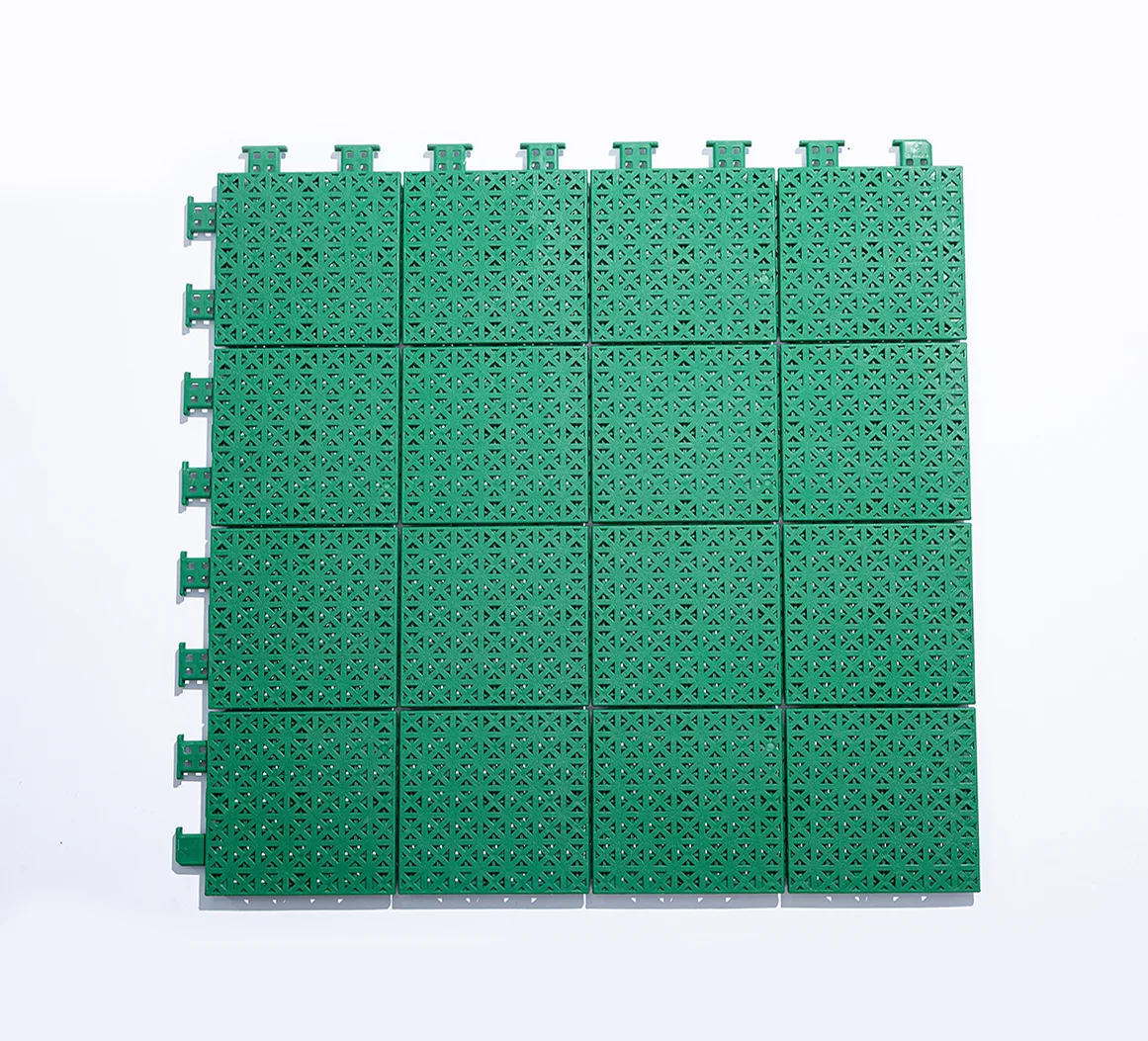 Modular Removable Outdoor Polypropylene Interlocking Sports Court Tiles Used for Basketball Tennis Court Flooring