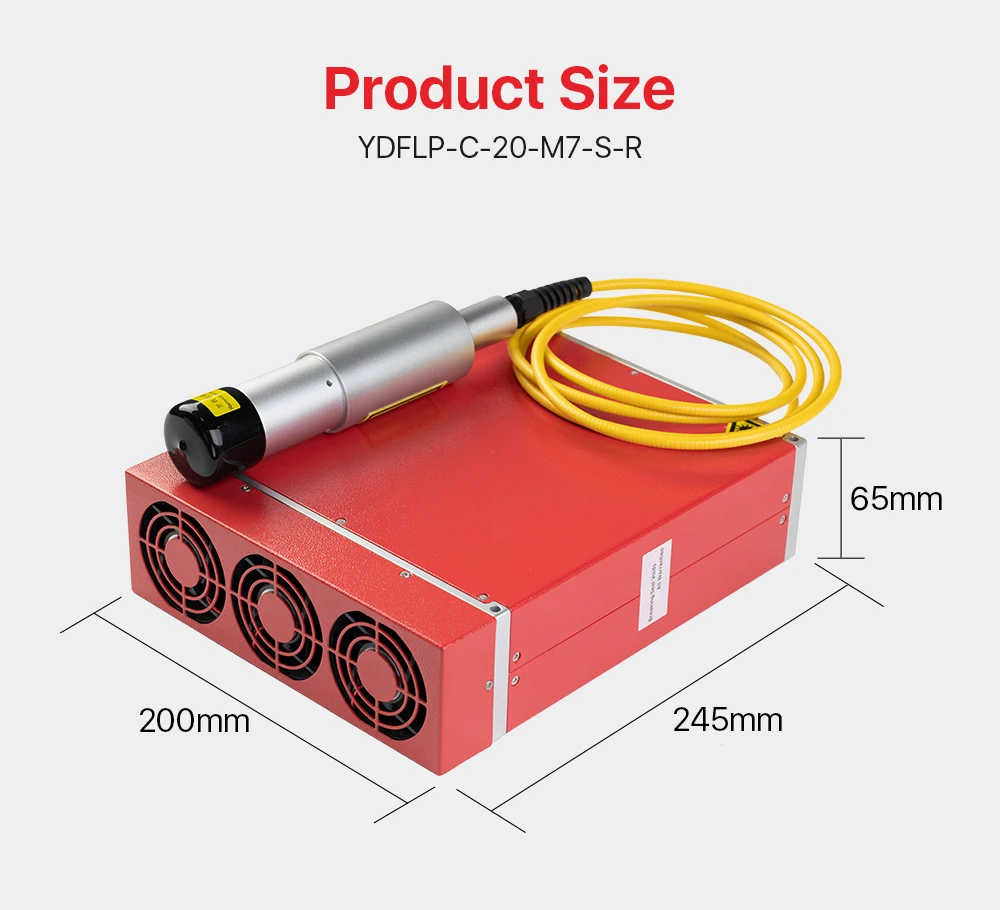 Raycus JPT MAX  Fiber Laser Source 20 30 50 60 W Factory Direct Sale Laser Source for Laser Marking Machine
