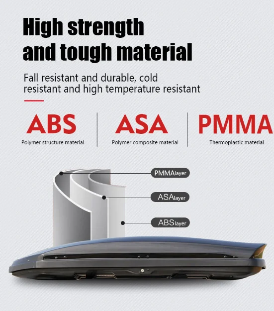 2023 New Design Auto Car Roof Box Accessories Cargo Luggage Roof Big