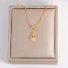 Collana con Pendente Placcato Oro 2