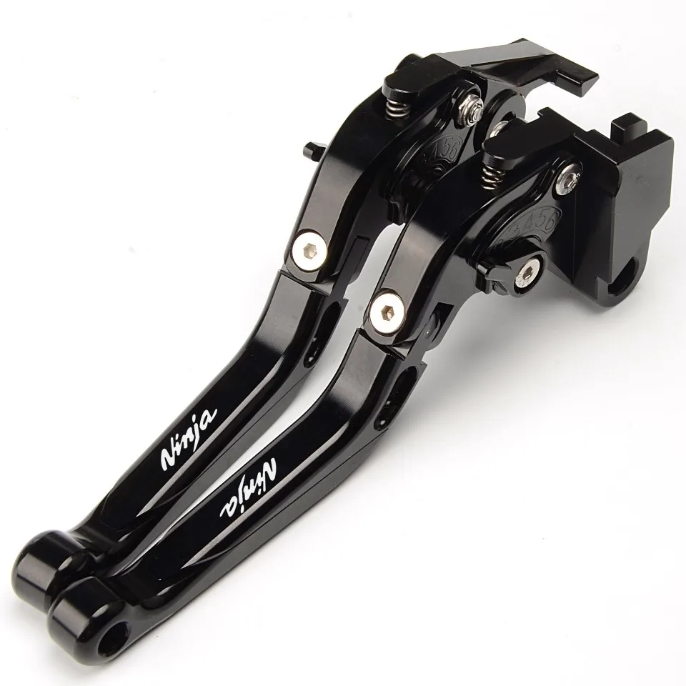 
 Высококачественные рычаги тормозной муфты с логотипом ниндзя для Kawasaki ninja 400 300 650 250 2020 2019 2018 2007 на все годы  