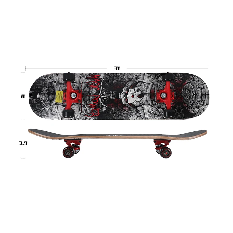 Оптовая продажа дешевые patineta 31 дюйм новичков скейтборды по индивидуальному заказу для катания на скейтборде