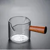 White Wooden handle double spout with label