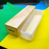 Doublure en silicone blanc avec base en bois