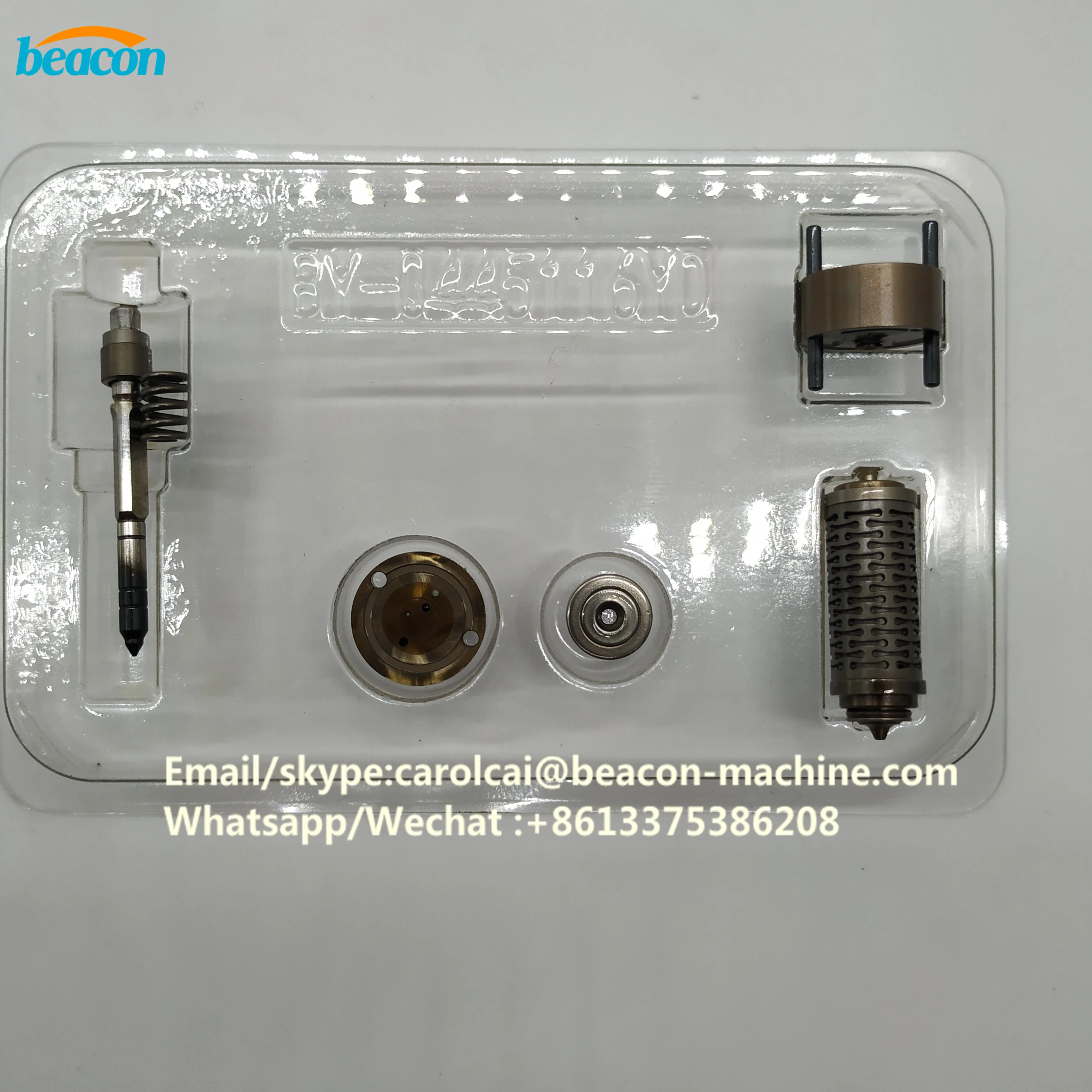 Common Rail Diesel Fuel Piezo Injector Valve Repair Kits F00GX17004 Suitable for Piezo 0445115 116 117 Common Rail Nozzle