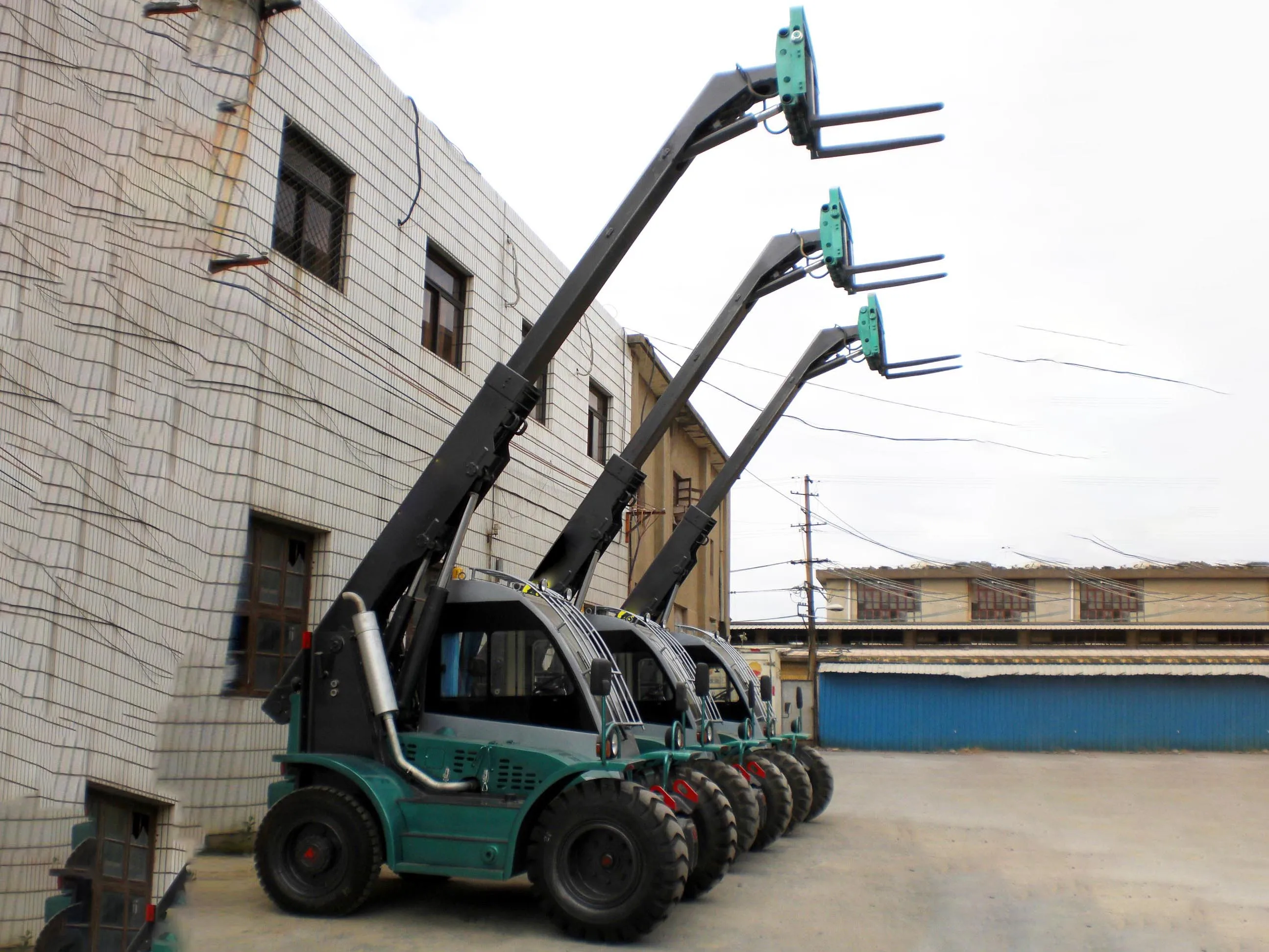 3 Ton Telescopic Handler Forklift Hnt30 Rotating Telehandler Telescopic ...