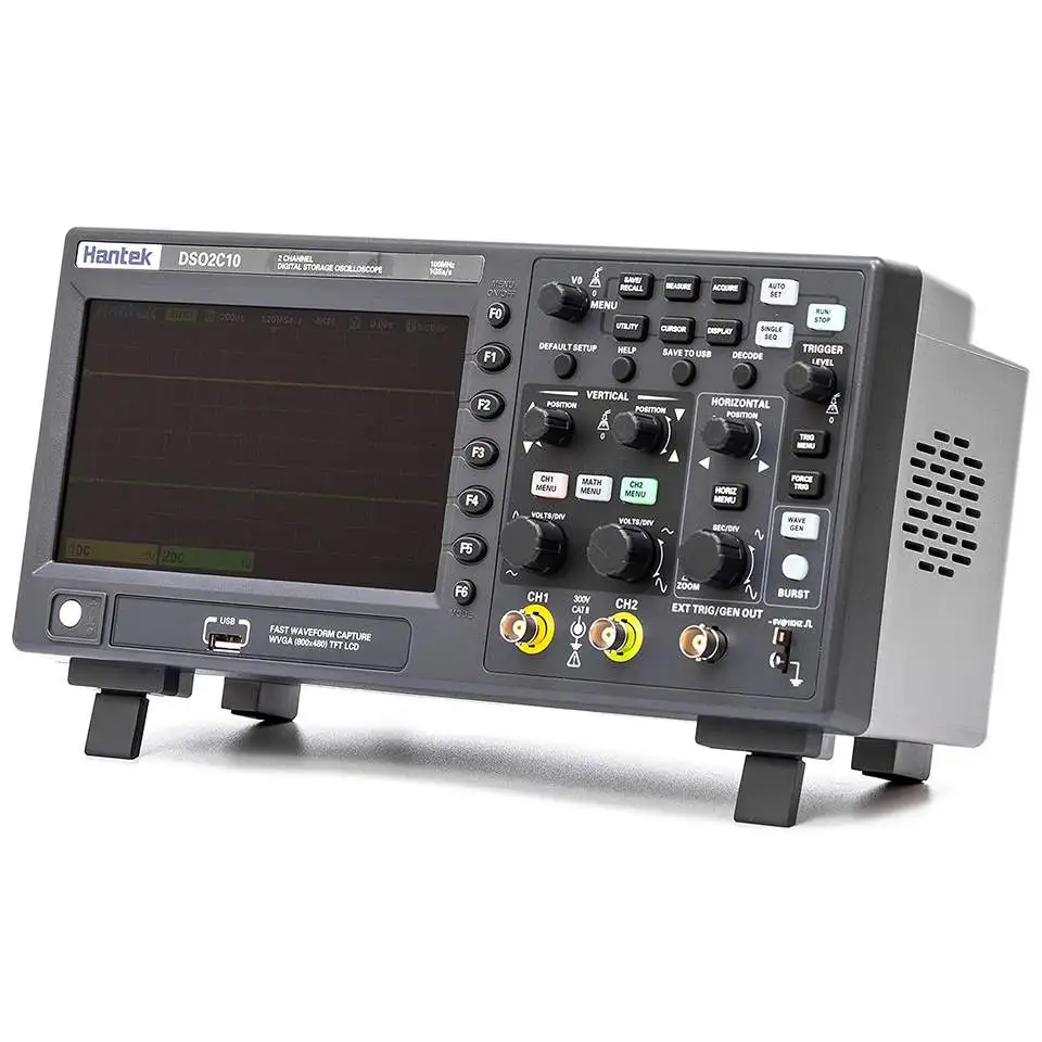 Hantek Dso2c10 Digital Oscilloscope Dual Channel 100mhz Bandwidth Handheld Economical