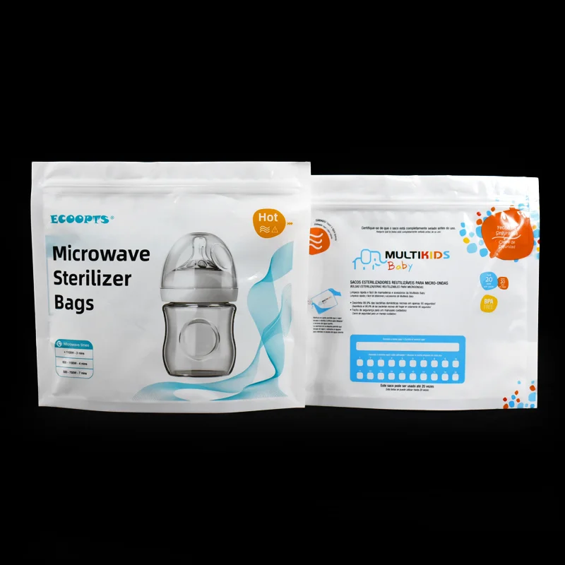 Custom Microwave Bottle Sterilizer Bags Sterilizer Bags for Baby