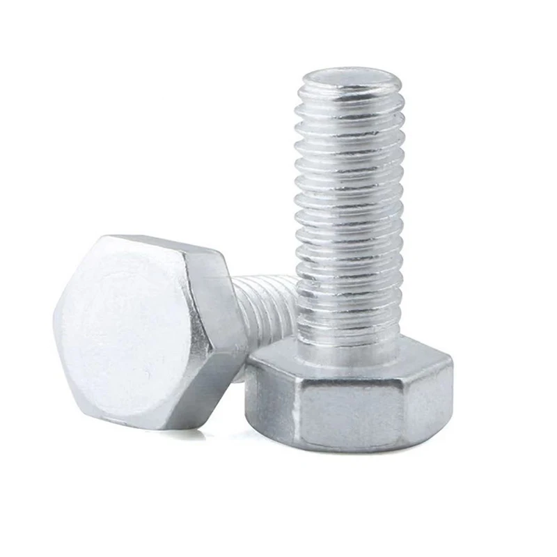 Wholesale Customized Aluminum Alloy Hexagon External Bolts DIN933 M3 M4 M5 M6 Hexagon Bolt