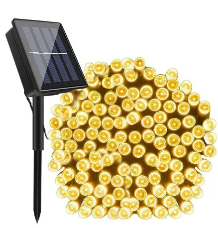 High quality solar powered operated led string lights garden decorative Christmas holiday led light