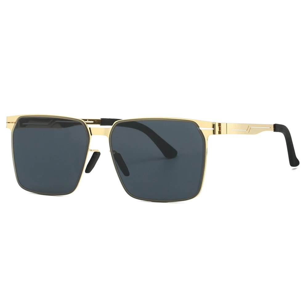 NWOGLSS 9388 Quality Custom Metal Frame Shades 2024 Trendy Designer Sunglasses