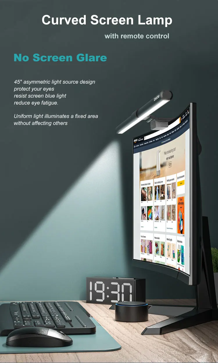Northland Best Curved Led Study Lamp Computer Lampra De Monitor Light