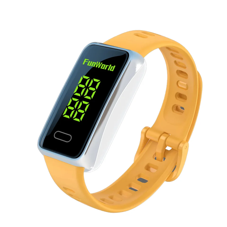 Flashing Light Vibration Alert Timer Watch Playground Amusement Park Membership Wristband Time Display/Identification supplier