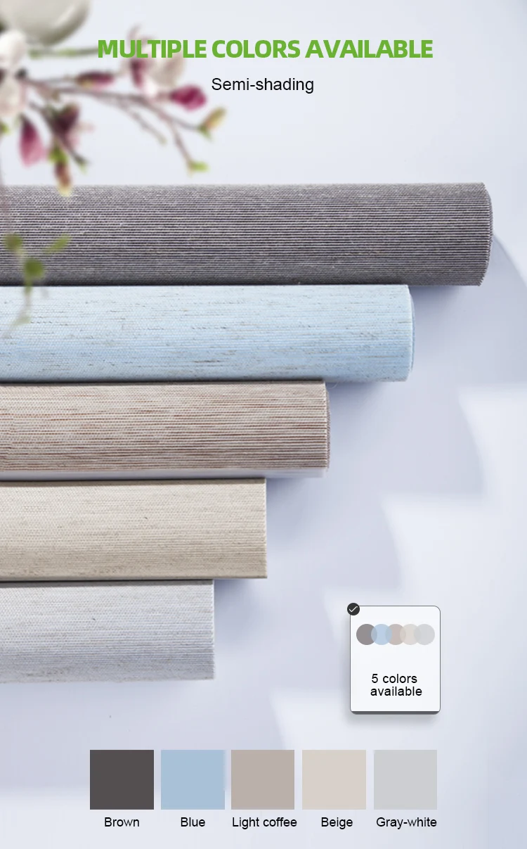 Electric Window smart home Shades voice app remote control automatic roller blind motorized shutter blackout  zebra blinds