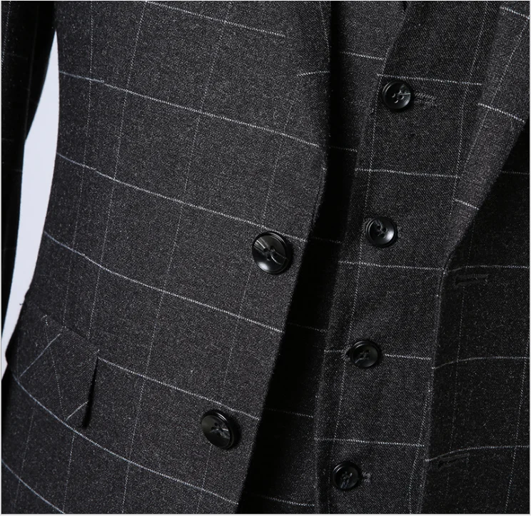 Fast Delivery Low MOQ 3 Pieces Formal Cheap Men Wedding Suits,party Male Suits,wedding M aperçu 5