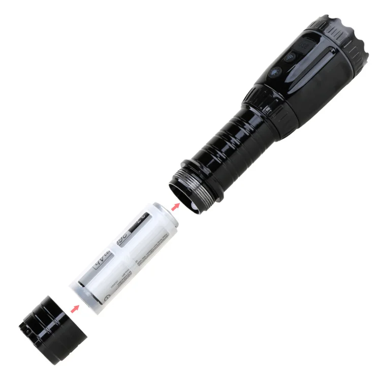 Portable Rechargeable 18650 Led FlashLight with Camera Outdoor Pocket Flashlights