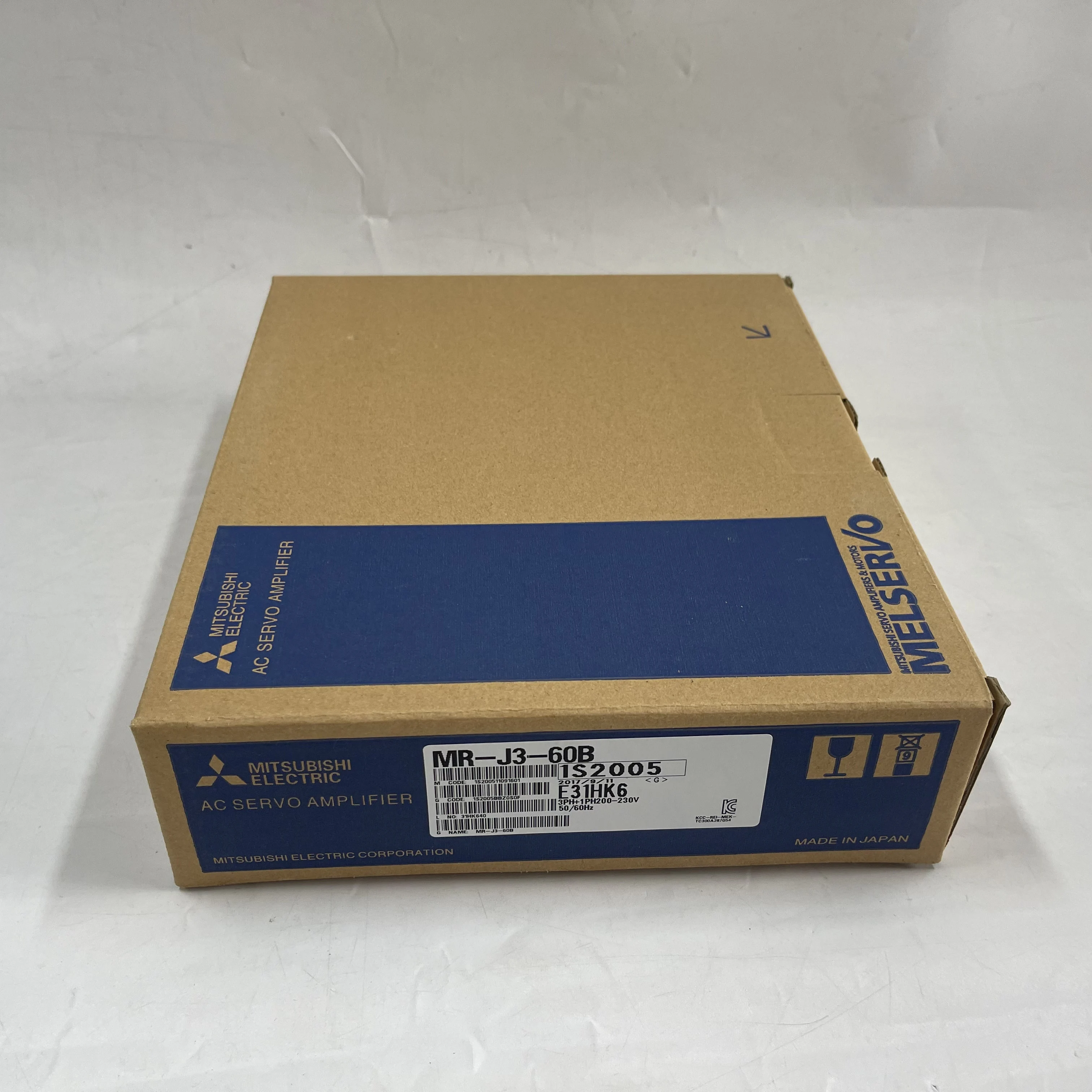 Mitsubishi MELSERVO J3 Series AC Servo Amplifier MR-J3-60B Mitsubishi MELSERVO J3 Series AC Servo Amplifier MR-J3-60B