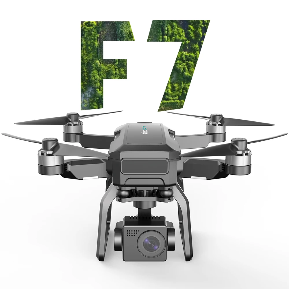 Дрон SJRC F7 4K PRO, Квадрокоптер с двойной камерой 4K, GPS, Wi-Fi 5 ГГц, дальность 25 мин. 3 км, VS F11 4K PRO