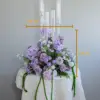7## purple green candle flower