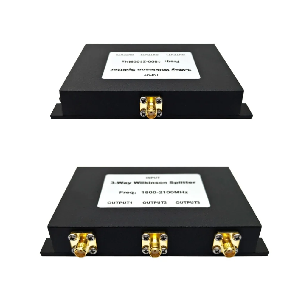 3 Ways Splitter SMA Female Jack Power Divider signal Cable Microstrip Power Splitter Female 1800-2100 MHz  Divider