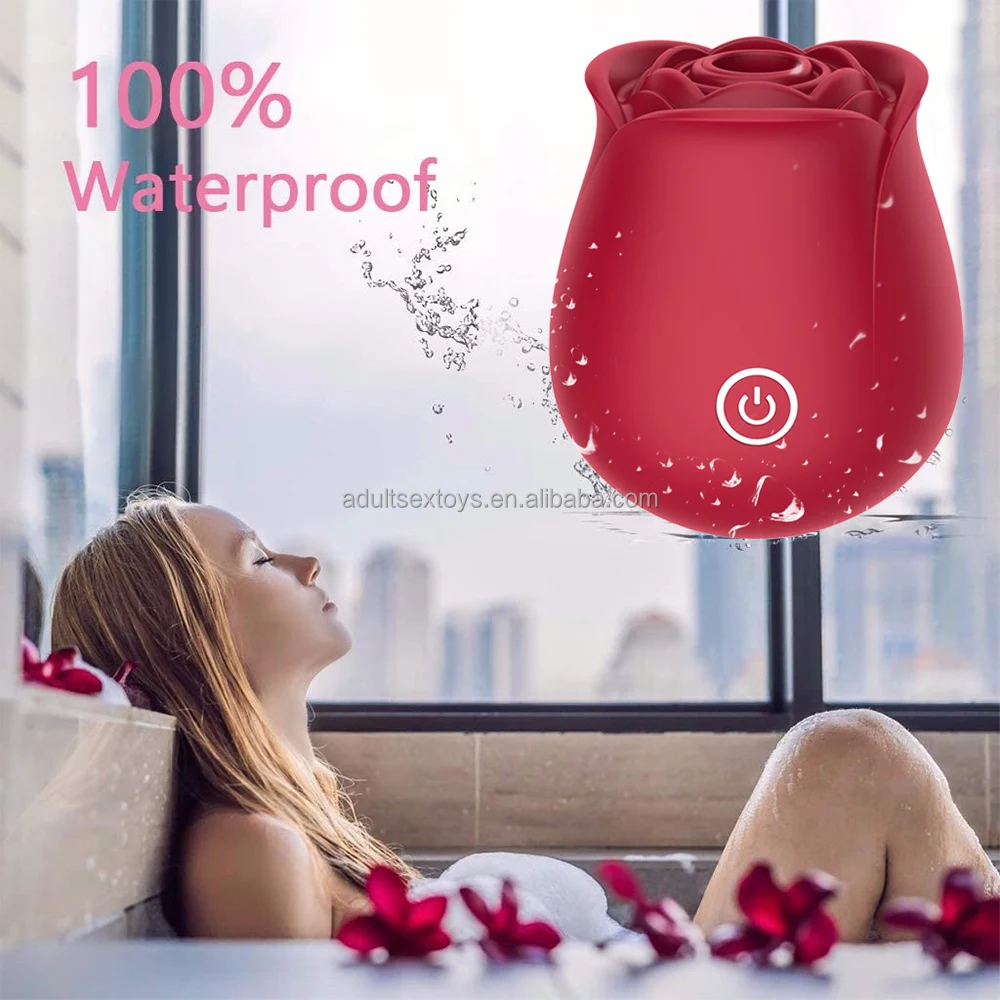 Rose Vibrator for Women - Clitoral Sucking Stimulator, USB Rechargeable, Waterproof, 10 Modes - Free Shipping on Sex Toys Rose Vibrator for Women - Clitoral Sucking Stimulator, USB Rechargeable, Waterproof, 10 Modes - Free Shipping on Sex Toys