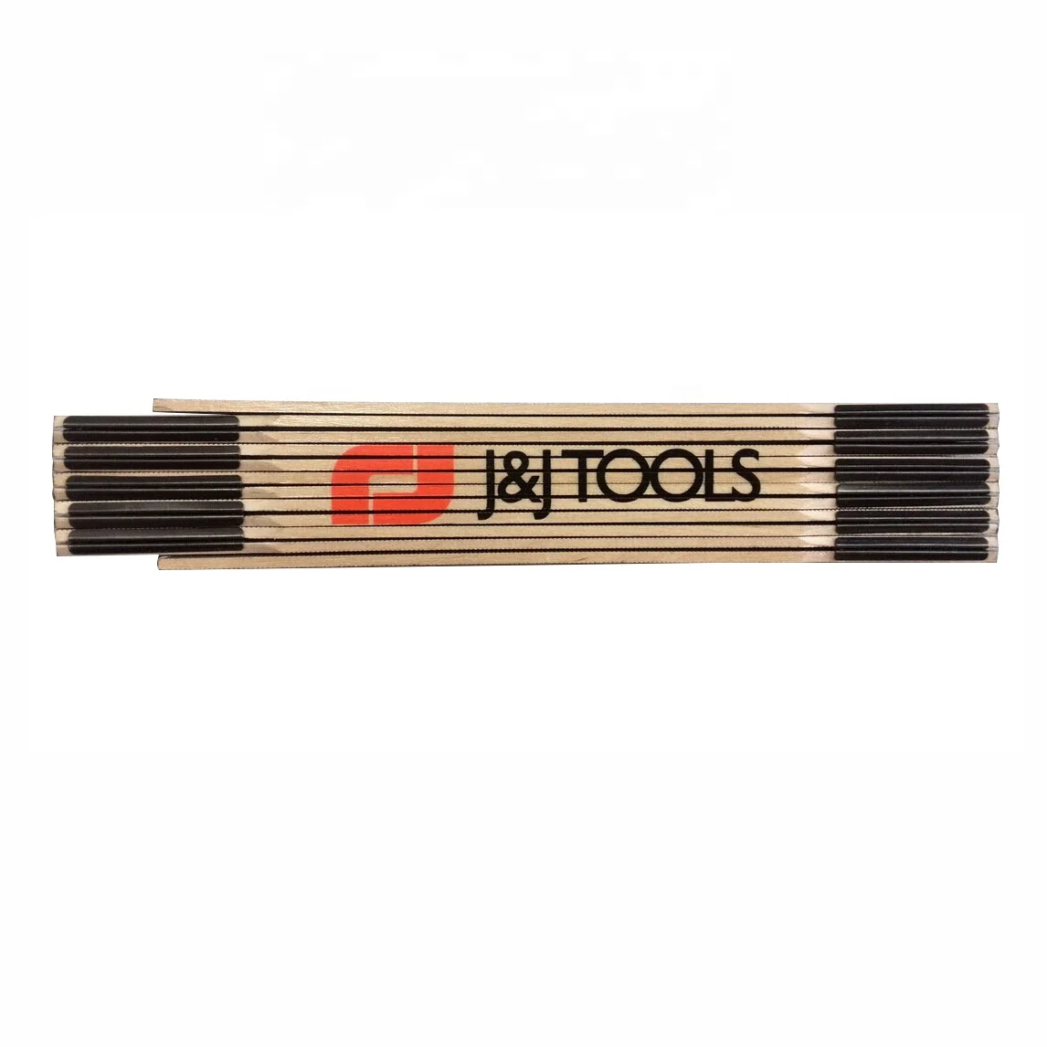 Customized Wood Folding Ruler 1 Meter 2 Meter  Metric/Inch Foldable Ruler