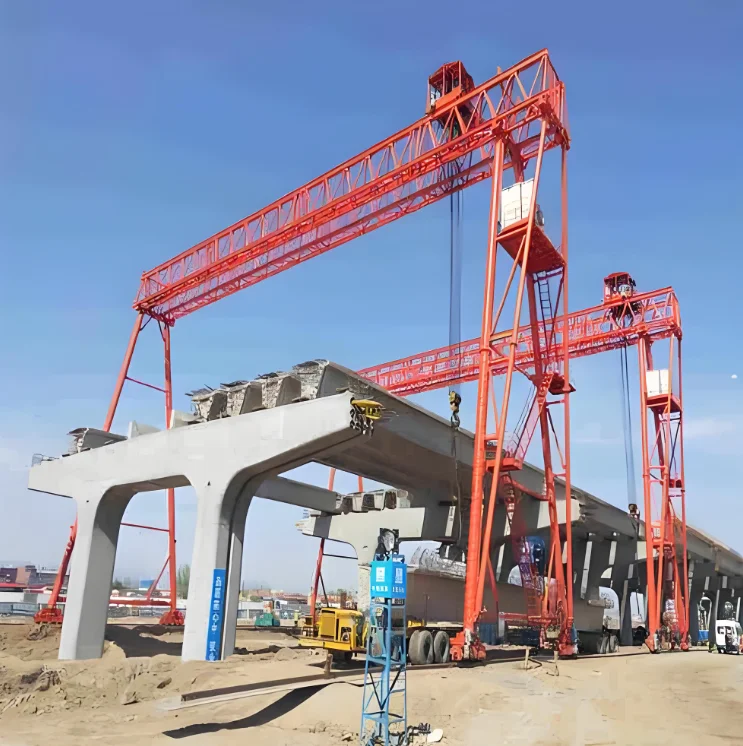 Double Girder Launching Gantry 40-150T for Heavy Prestressed Beam ...