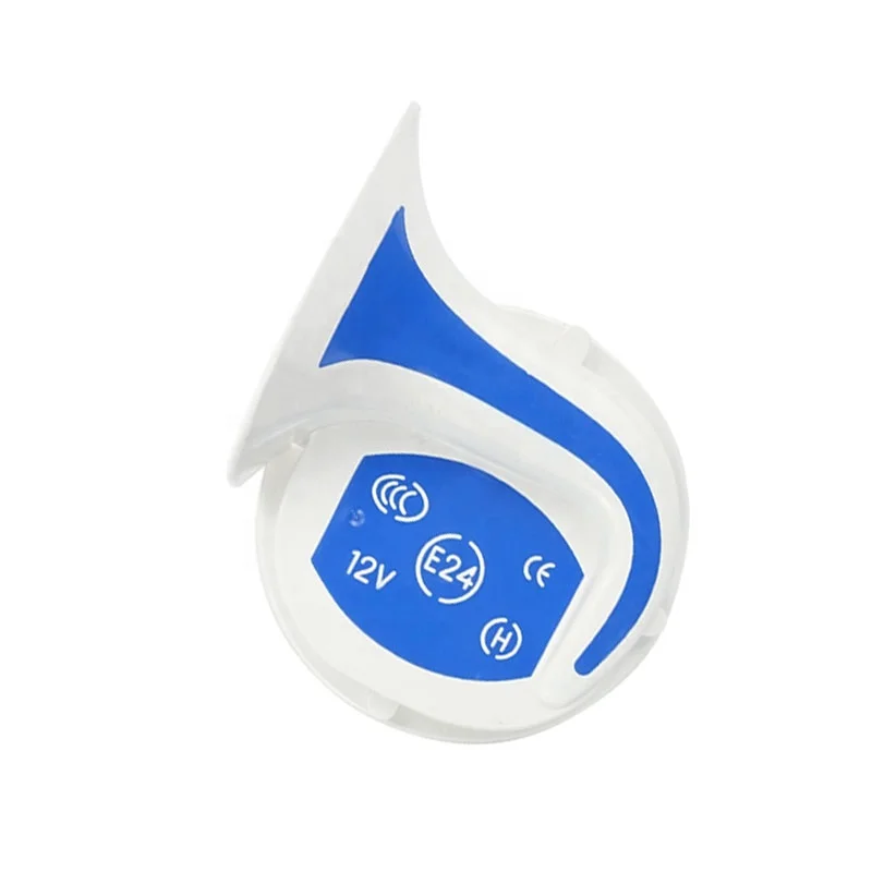 Digital 12V Waterproof 2-Way ABS Car Horn with 8 Sounds Musical Siren