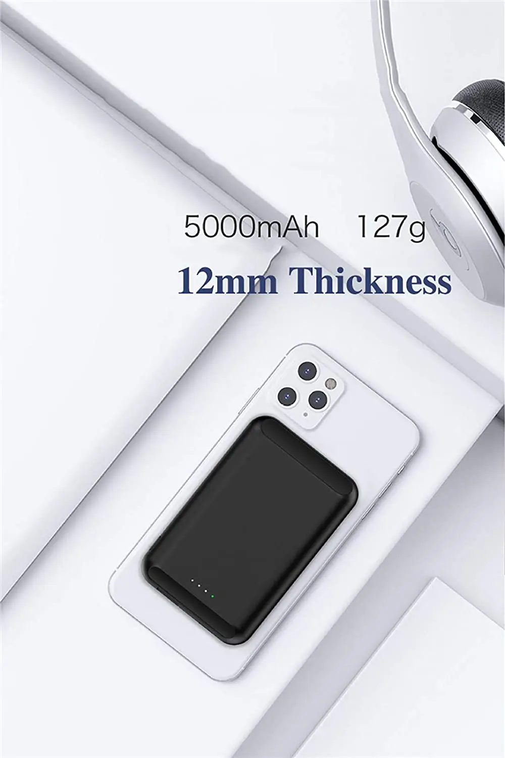 15W Mag-Safe Wireless Power Bank Portable Charger 5000mAh Magnetic External Battery Pack Ultra-Compact, High-Speed Charge 20W PD - ANKUX.COM