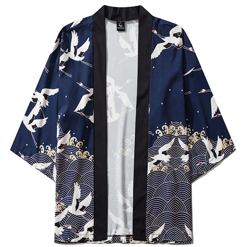 着物 中国 男 メンズ 刺繍 龍 羽織 ガウン 着物 和物 和風 レア 法被 日本