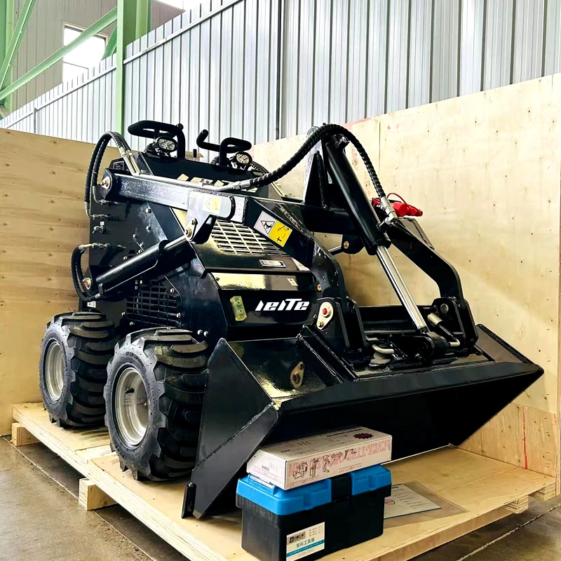 Cheap Walk Behind Crawler Diesel Mini Loader Skid Steer Attachments