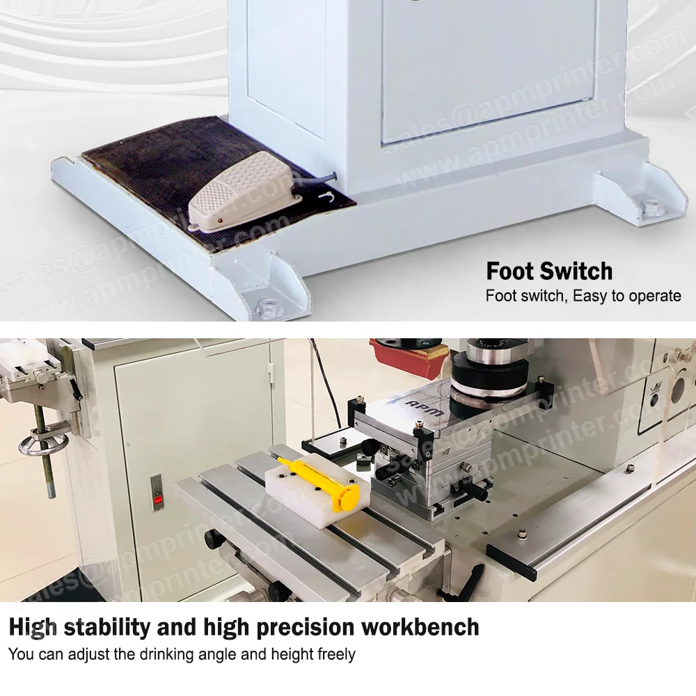 Multiple Color Tampon Printing Machine Sealed Closed Ink Cup Tampo Printer Watch Dial Pen Pad Printer