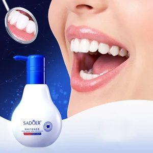 OEM SADOER Private Label Mint Oral Care Cleaning Products Baking Soda Remove Bad Breath Clean Tartar Whiten Teeth Toothpaste