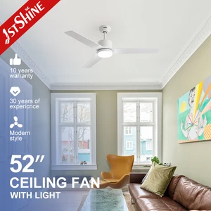 1stshine LED Ceiling Fan Smart App OEM Factory ABS Ceiling Fan With LED Lighting and Remote Control