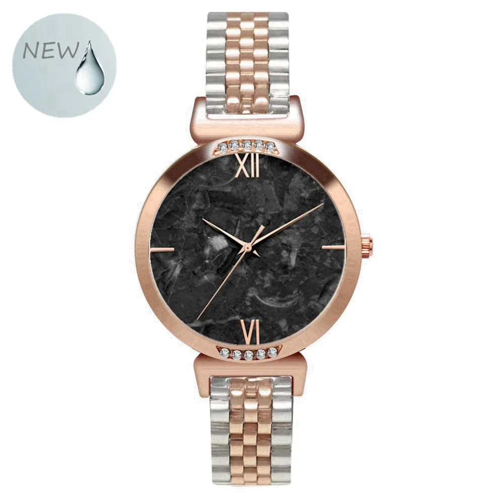 2020 Best Model Custom Own Logo Marble Wrist Watches Quart Movement