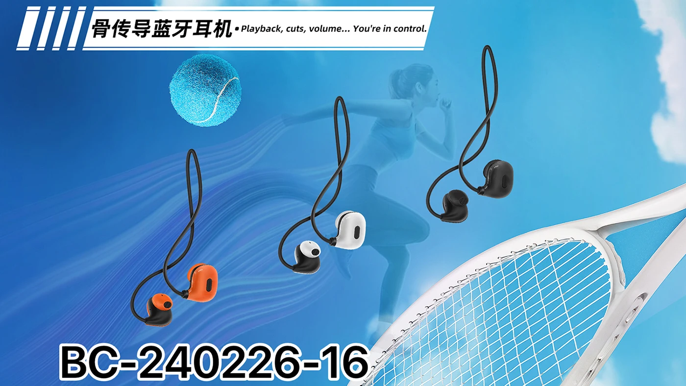 BC-240226-16 TWS Earbuds - Wireless Headphones with Bone Conduction