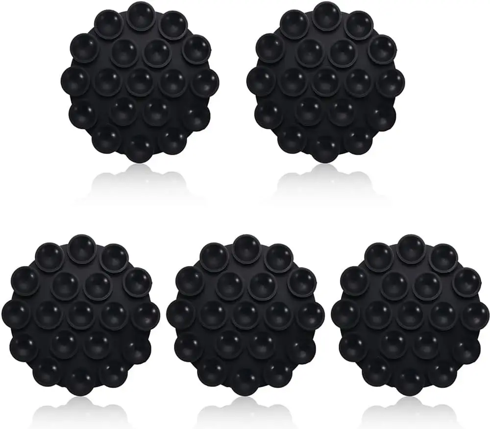 Non Slip 19 round shape thicken Sucker Mat Mobile Phone thicken Silicone Suction Cup Phone Holders