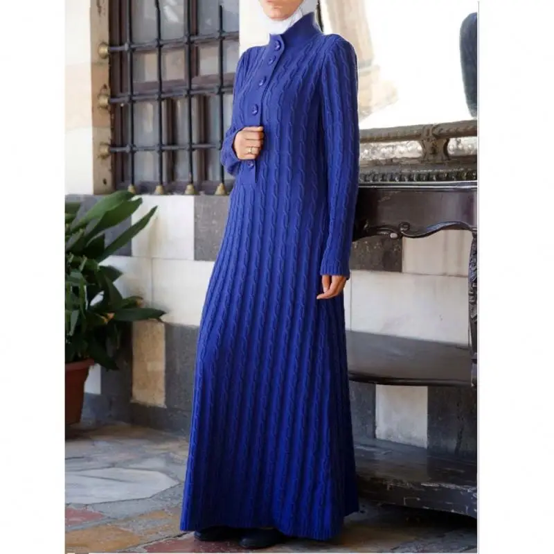 knitted abaya