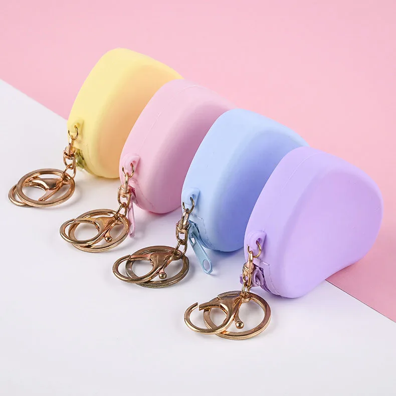 Силиконовый кошелек для мелочи с логотипом на заказ животными маленький Женский мини милый ключей сумочка промо-подарков