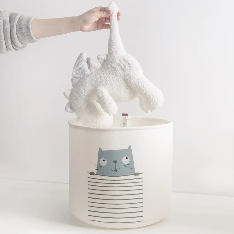 Colorful Felt Laundry Hampers Baby Toy Storage Basket
